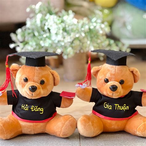 Gấu bông tốt nghiệp dễ thương 20cm, teddy cử nhân cute | Shopee Việt Nam