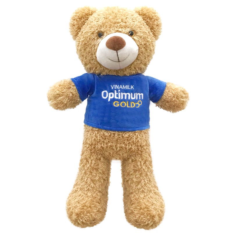 Gấu Bông Vinamilk Optimum Gold Lông Sợi Mì - Đồ dùng phòng ngủ cho bé | BiBiOne.vn
