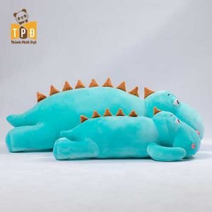 Gấu bông khủng long nằm mắt lòi 4 thu bong khung long nam